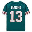 Zennovawear Dan Marino Miami Dolphins Male Preschool 1984 Retired Legacy Jersey - Aqua