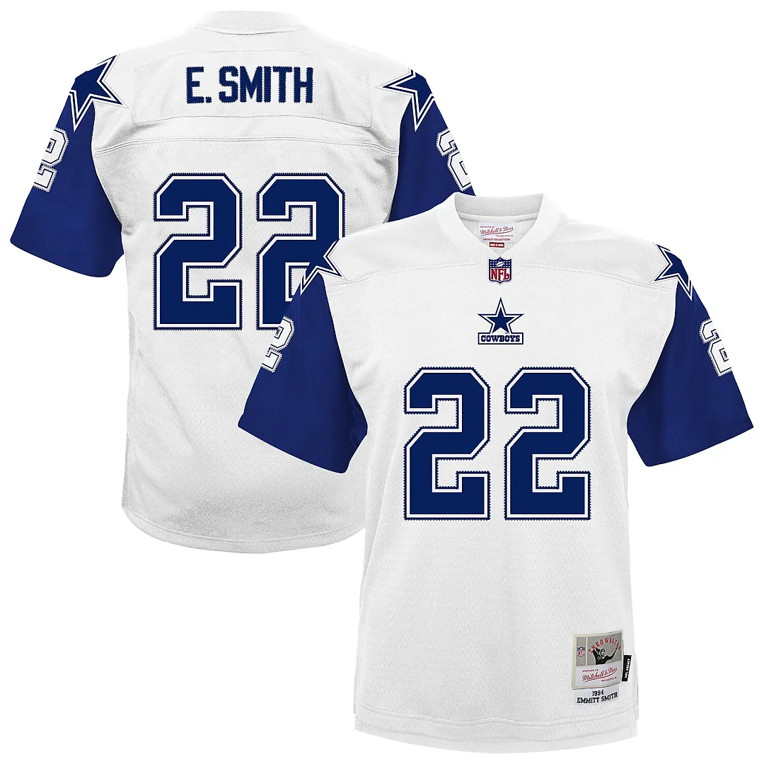 Zennovawear Emmitt Smith Dallas Cowboys Preschool 1994 Alternate Legacy Jersey - White