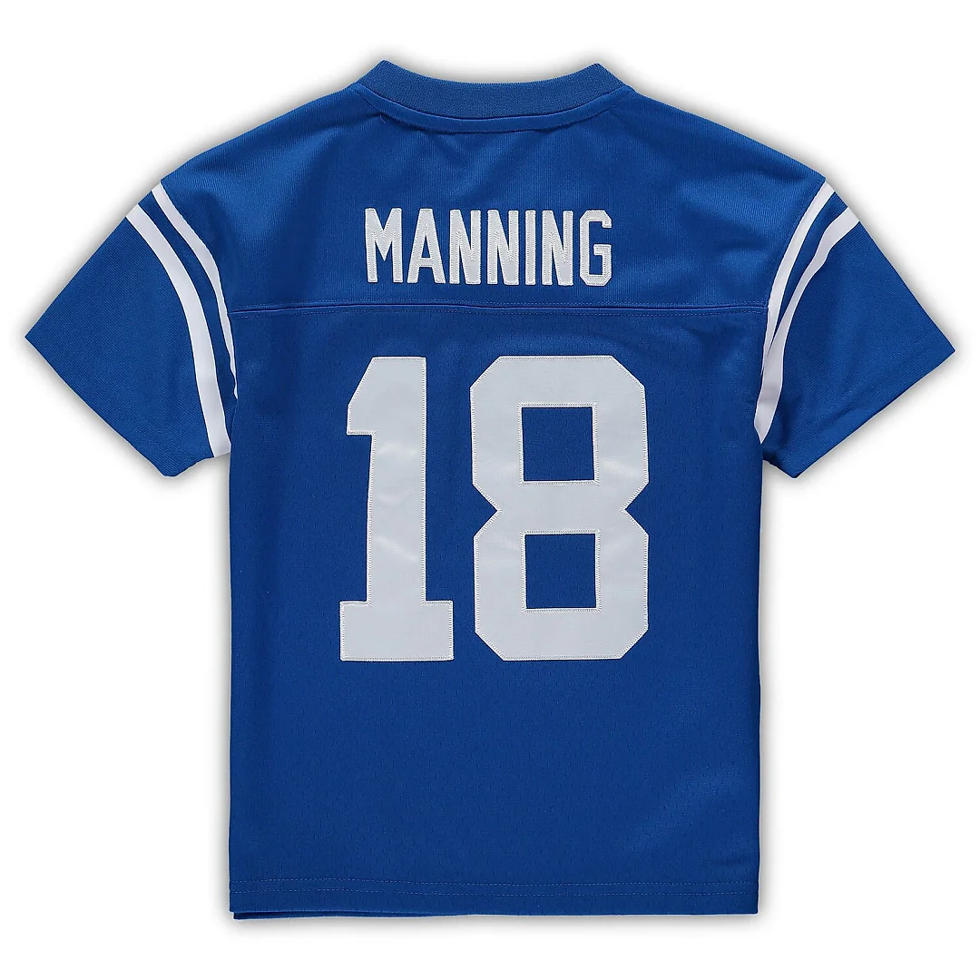 Zennovawear Peyton Manning Indianapolis Colts Male Preschool Retired Legacy Jersey - Royal