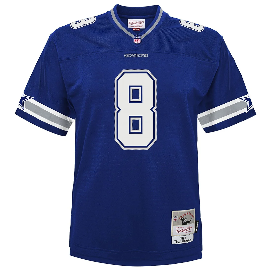 Zennovawear Troy Aikman Dallas Cowboys Preschool 1996 Retired Player Legacy Jersey - Navy