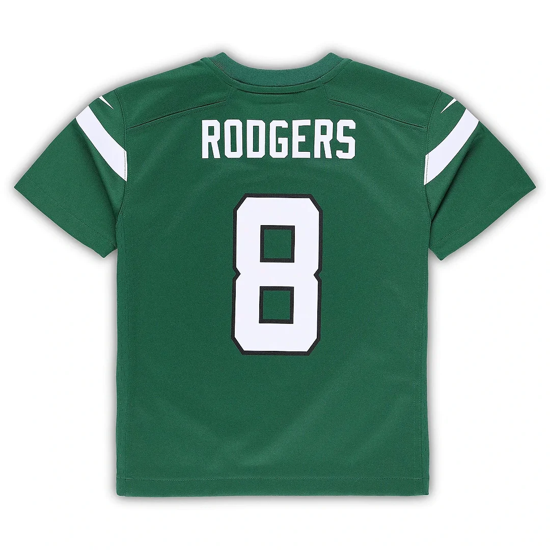 Zennovawear Preschool New York Jets Aaron Rodgers Gotham Green Game Jersey