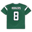 Zennovawear Preschool New York Jets Aaron Rodgers Gotham Green Game Jersey
