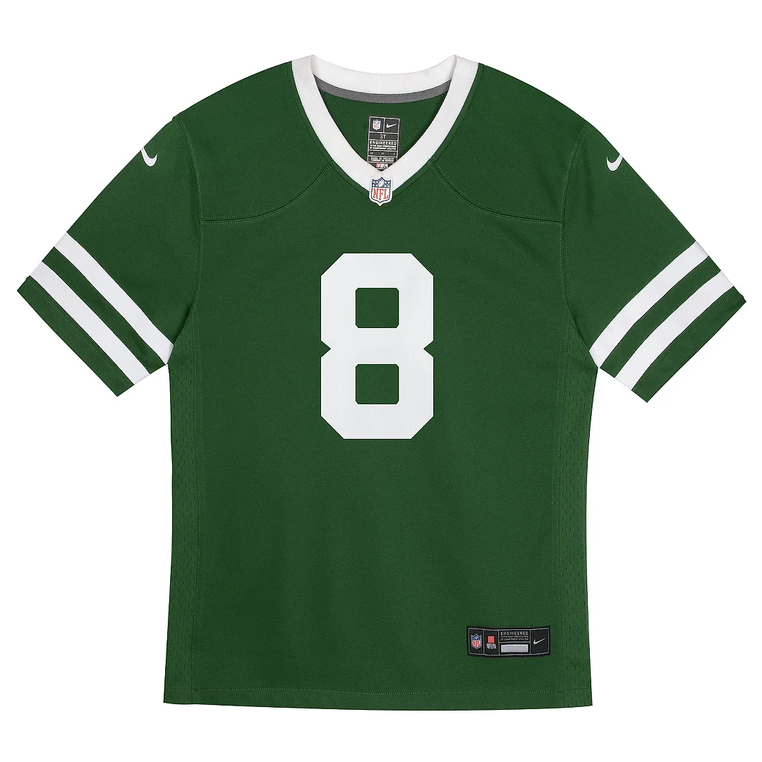 Zennovawear Preschool New York Jets Aaron Rodgers Legacy Green Game Jersey