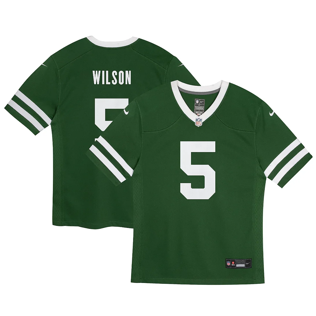 Zennovawear Preschool New York Jets Garrett Wilson Legacy Green Game Jersey