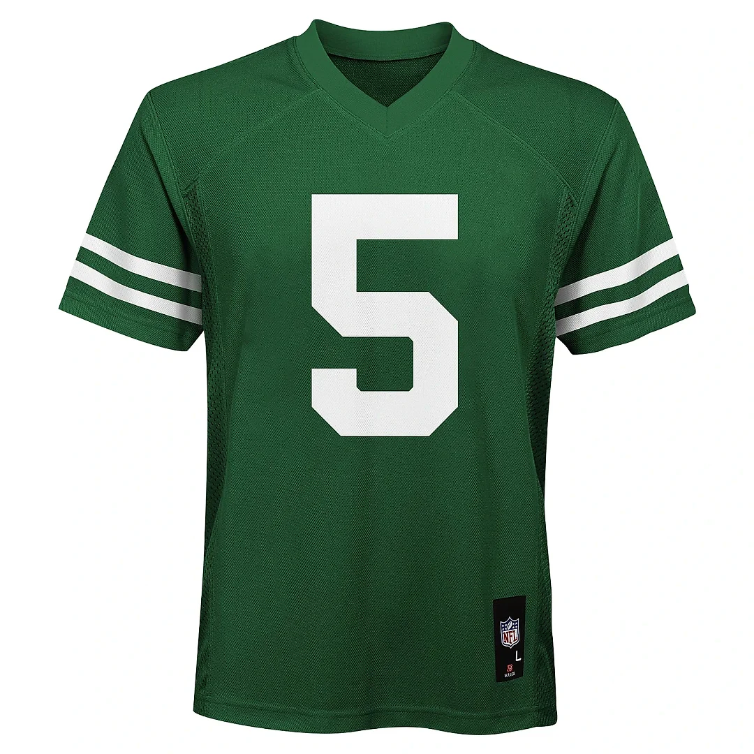 Zennovawear Preschool New York Jets Garrett Wilson Legend Green Player Jersey