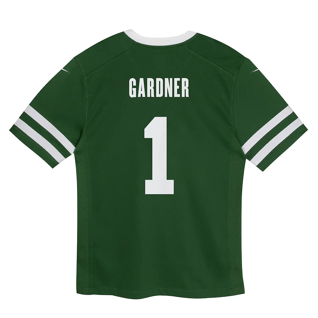 Zennovawear Ahmad Sauce Gardner New York Jets Preschool Game Jersey - Legacy Green