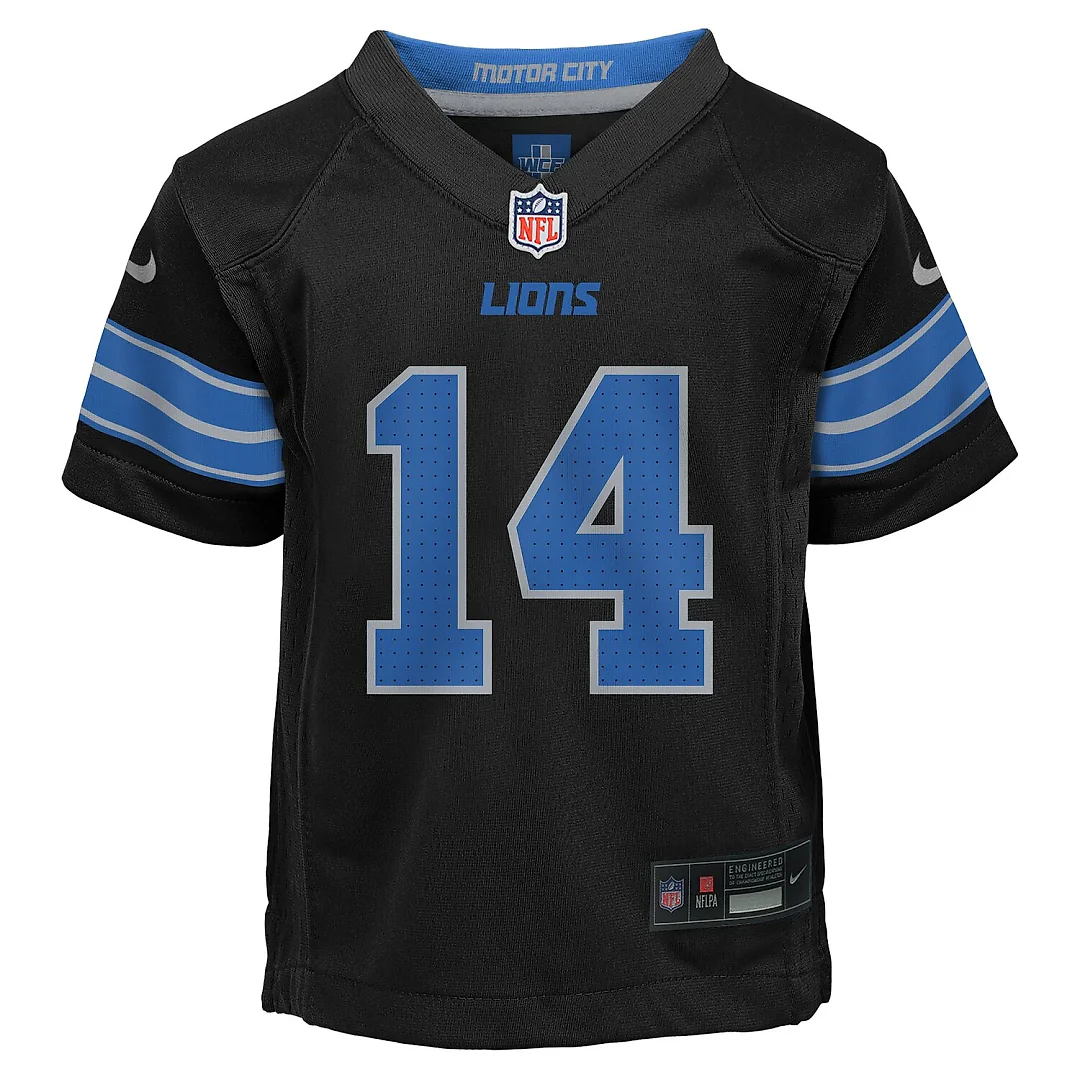 Zennovawear Amon-Ra St. Brown Detroit Lions Preschool Alternate Player Game Jersey - Black