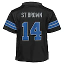 Zennovawear Amon-Ra St. Brown Detroit Lions Preschool Alternate Player Game Jersey - Black