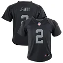 Zennovawear Ashton Jeanty Las Vegas Raiders Preschool Team Player Game Jersey - Black