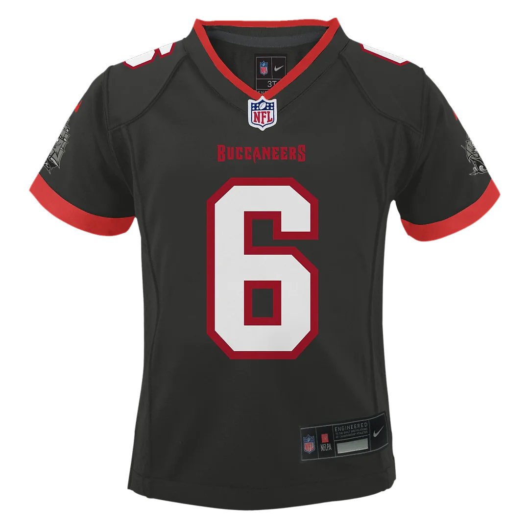 Zennovawear Baker Mayfield Tampa Bay Buccaneers Preschool Alternate Game Jersey - Pewter