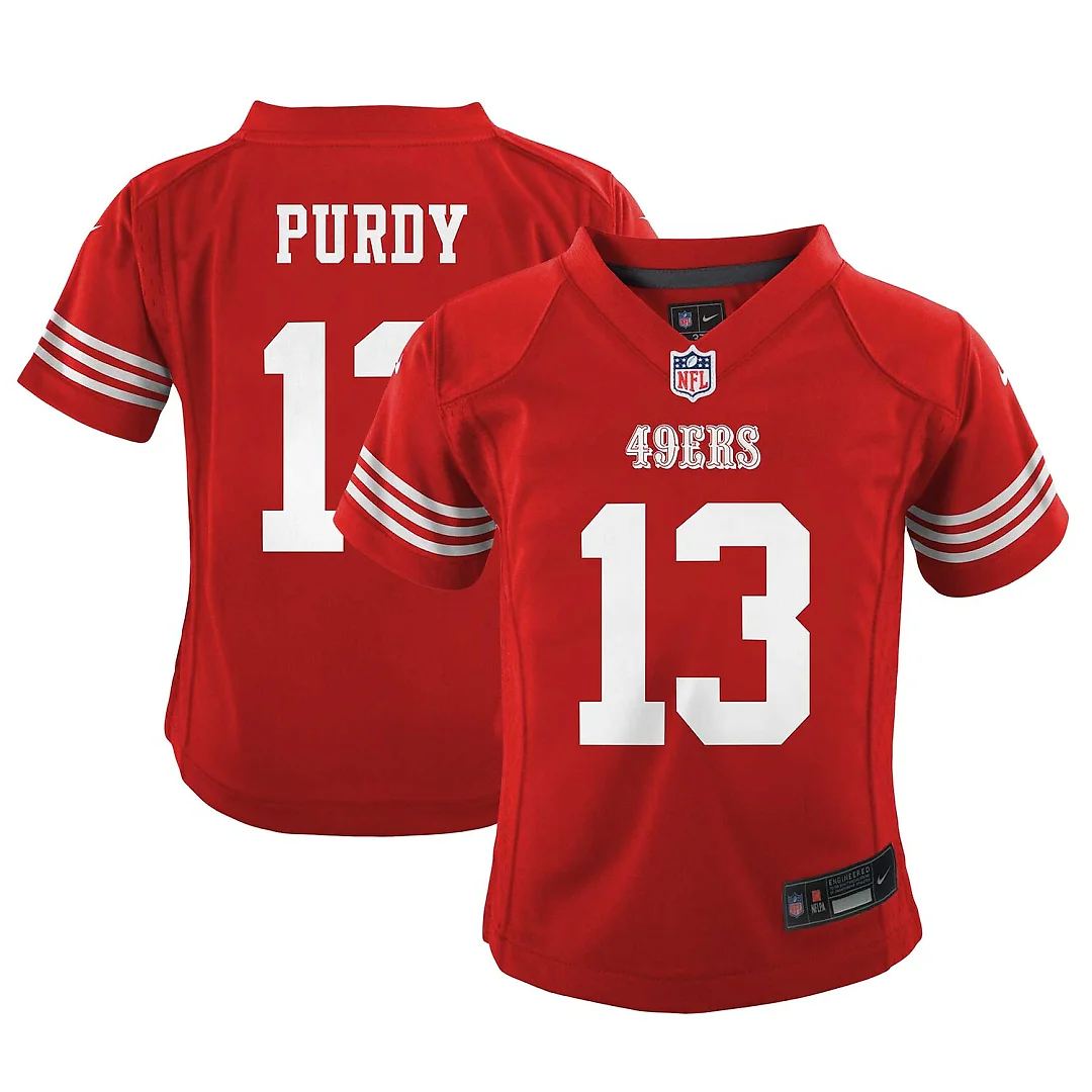 Zennovawear Brock Purdy San Francisco 49ers Preschool Player Game Jersey - Scarlet