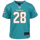 Zennovawear De’Von Achane Miami Dolphins Preschool Team Game Jersey - Aqua