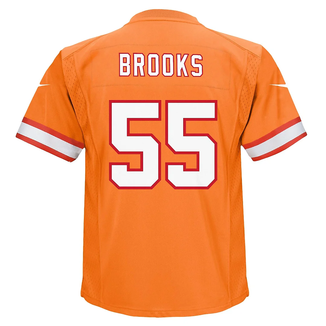 Zennovawear Derrick Brooks Tampa Bay Buccaneers Preschool Retired Player Game Jersey - Orange