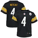 Zennovawear D.K. Metcalf Pittsburgh Steelers Preschool Team Game Jersey - Black