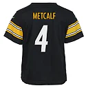 Zennovawear D.K. Metcalf Pittsburgh Steelers Preschool Team Game Jersey - Black