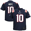 Zennovawear Drake Maye New England Patriots Preschool Player Game Jersey - Navy