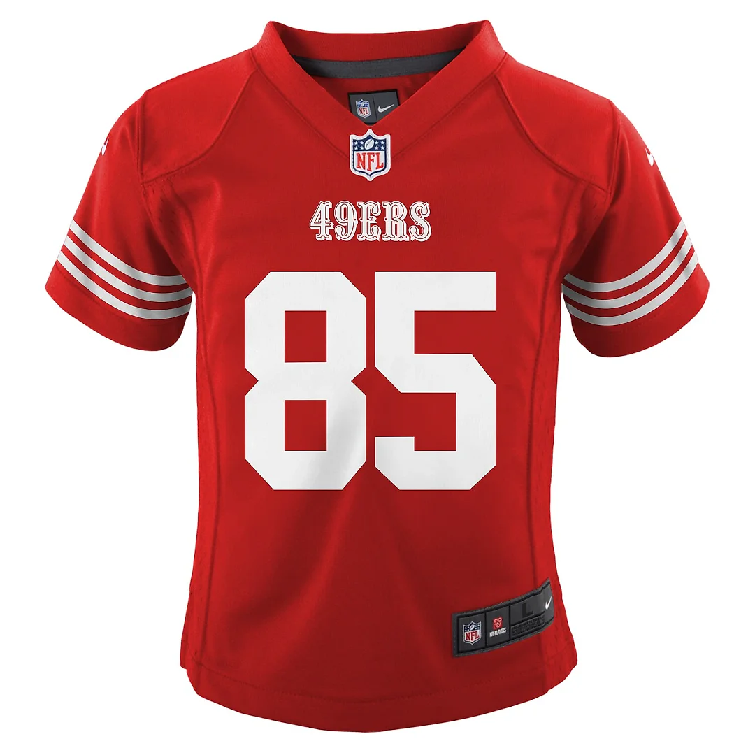 Zennovawear George Kittle San Francisco 49ers Preschool Game Jersey - Scarlet