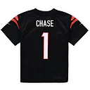 Zennovawear Ja'Marr Chase Cincinnati Bengals Preschool Game Jersey - Black