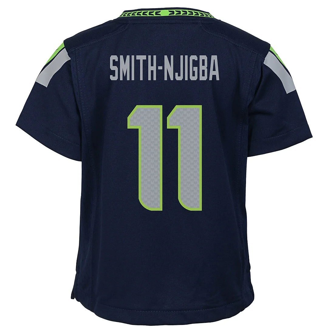 Zennovawear Jaxon Smith-Njigba Seattle Seahawks Preschool Game Jersey - College Navy