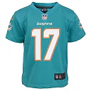 Zennovawear Jaylen Waddle Miami Dolphins Preschool Game Jersey - Aqua
