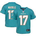 Zennovawear Jaylen Waddle Miami Dolphins Preschool Game Jersey - Aqua