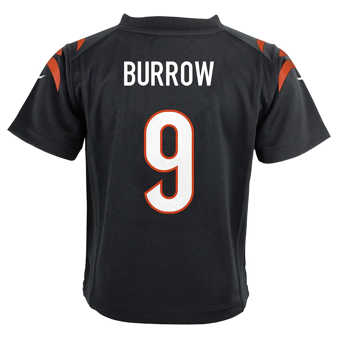 Zennovawear Joe Burrow Cincinnati Bengals Preschool Game Jersey - Black