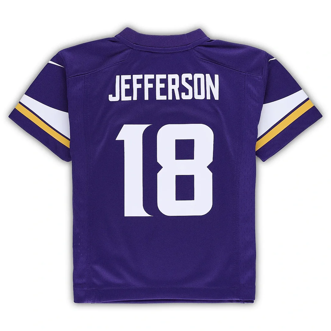 Zennovawear Justin Jefferson Minnesota Vikings Preschool Game Jersey - Purple