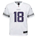 Zennovawear Justin Jefferson Minnesota Vikings Preschool Alternate Player Game Jersey - White