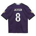 Zennovawear Lamar Jackson Baltimore Ravens Preschool Team Game Jersey - Purple