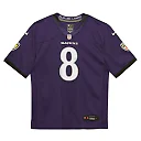 Zennovawear Lamar Jackson Baltimore Ravens Preschool Team Game Jersey - Purple