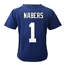 Zennovawear Malik Nabers New York Giants Preschool Team Player Game Jersey - Royal