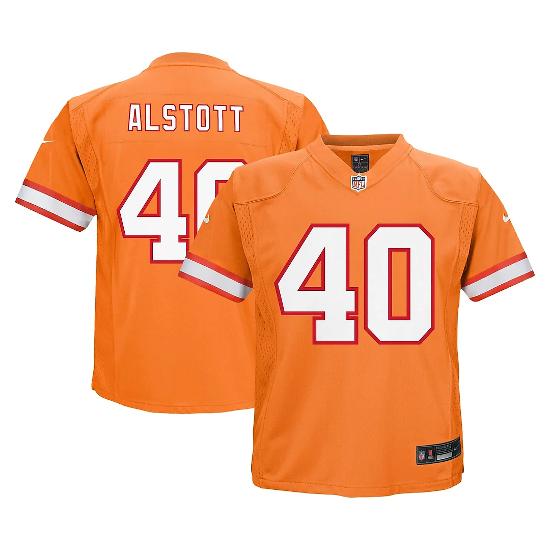 Zennovawear Mike Alstott Tampa Bay Buccaneers Preschool Retired Player Game Jersey - Orange