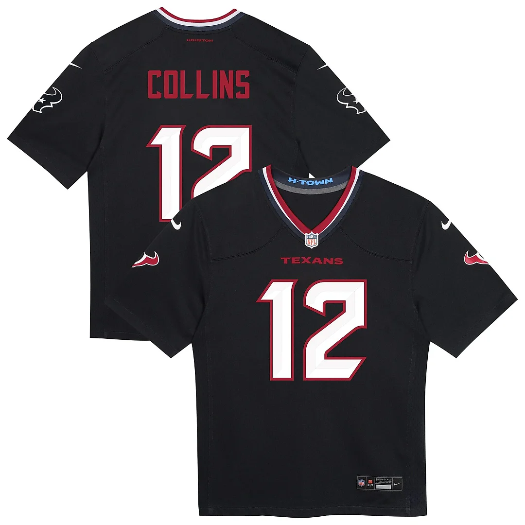 Zennovawear Nico Collins Houston Texans Preschool Team Player Game Jersey - Navy