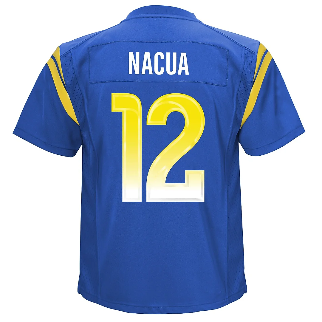 Zennovawear Puka Nacua Los Angeles Rams Preschool Game Jersey - Royal