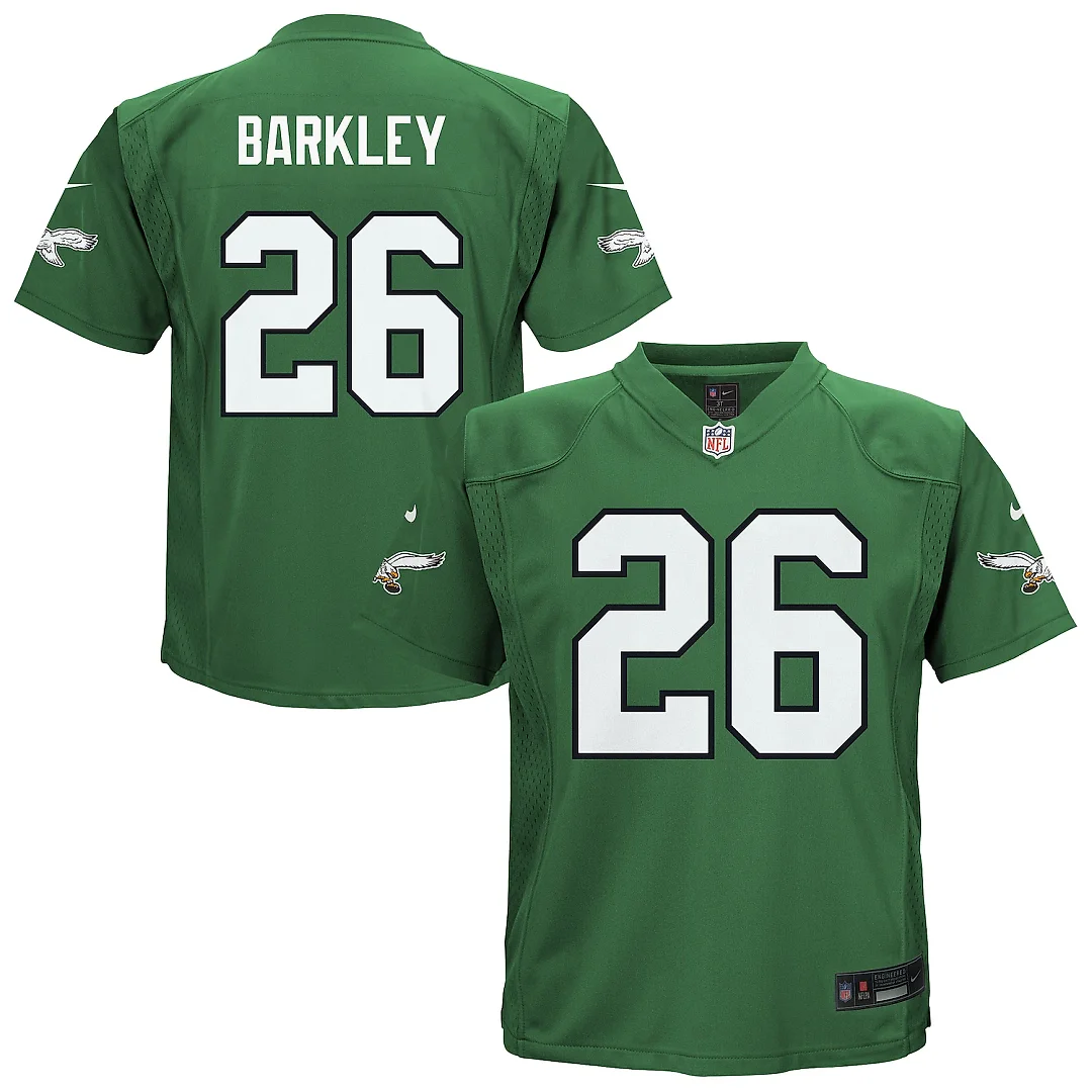 Zennovawear Saquon Barkley Philadelphia Eagles Preschool Alternate Player Game Jersey - Kelly Green