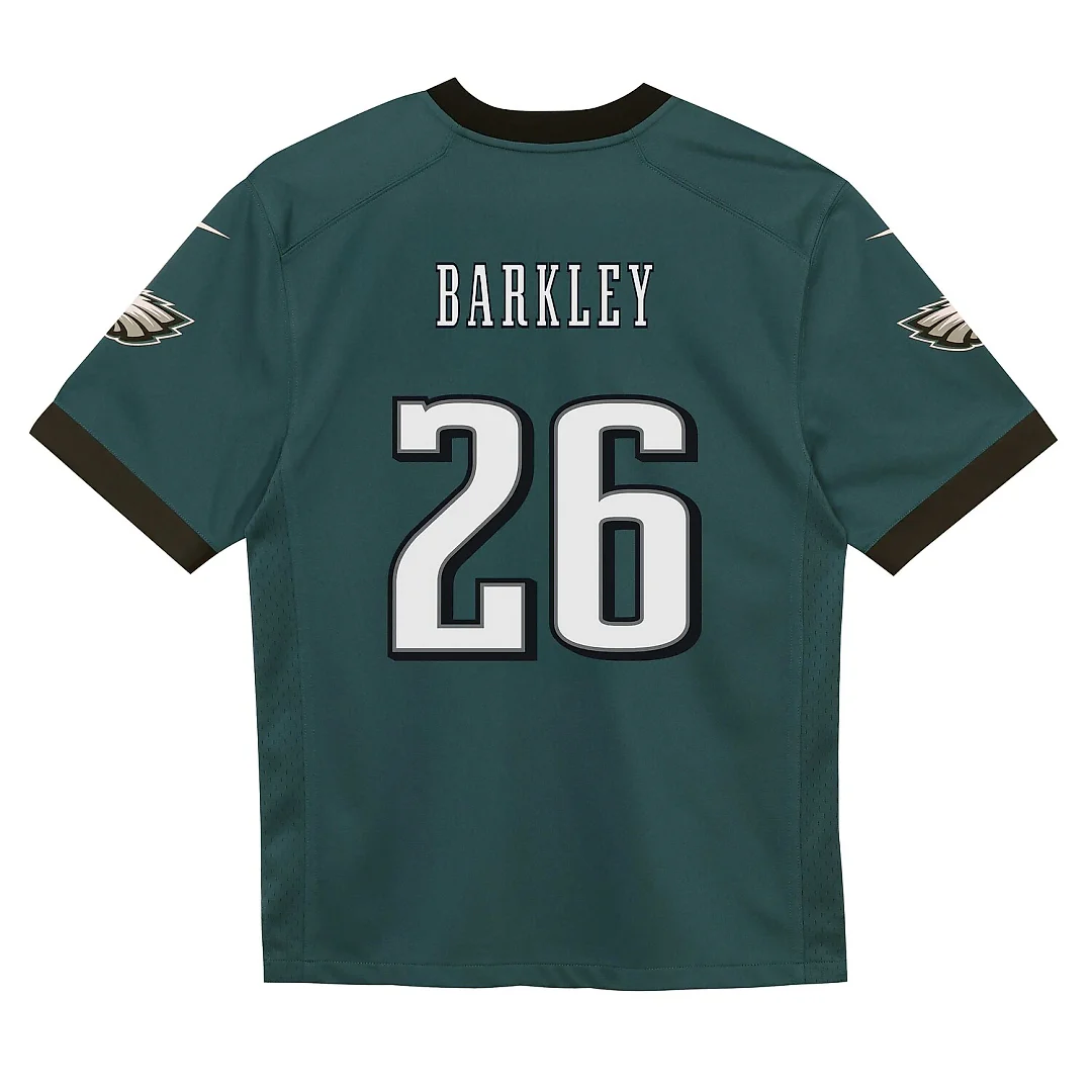 Zennovawear Saquon Barkley Philadelphia Eagles Preschool Team Game Jersey - Midnight Green