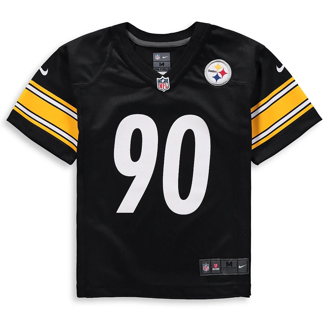 Zennovawear T.J. Watt Pittsburgh Steelers Preschool Game Jersey - Black