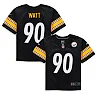 Zennovawear T.J. Watt Pittsburgh Steelers Preschool Game Jersey - Black