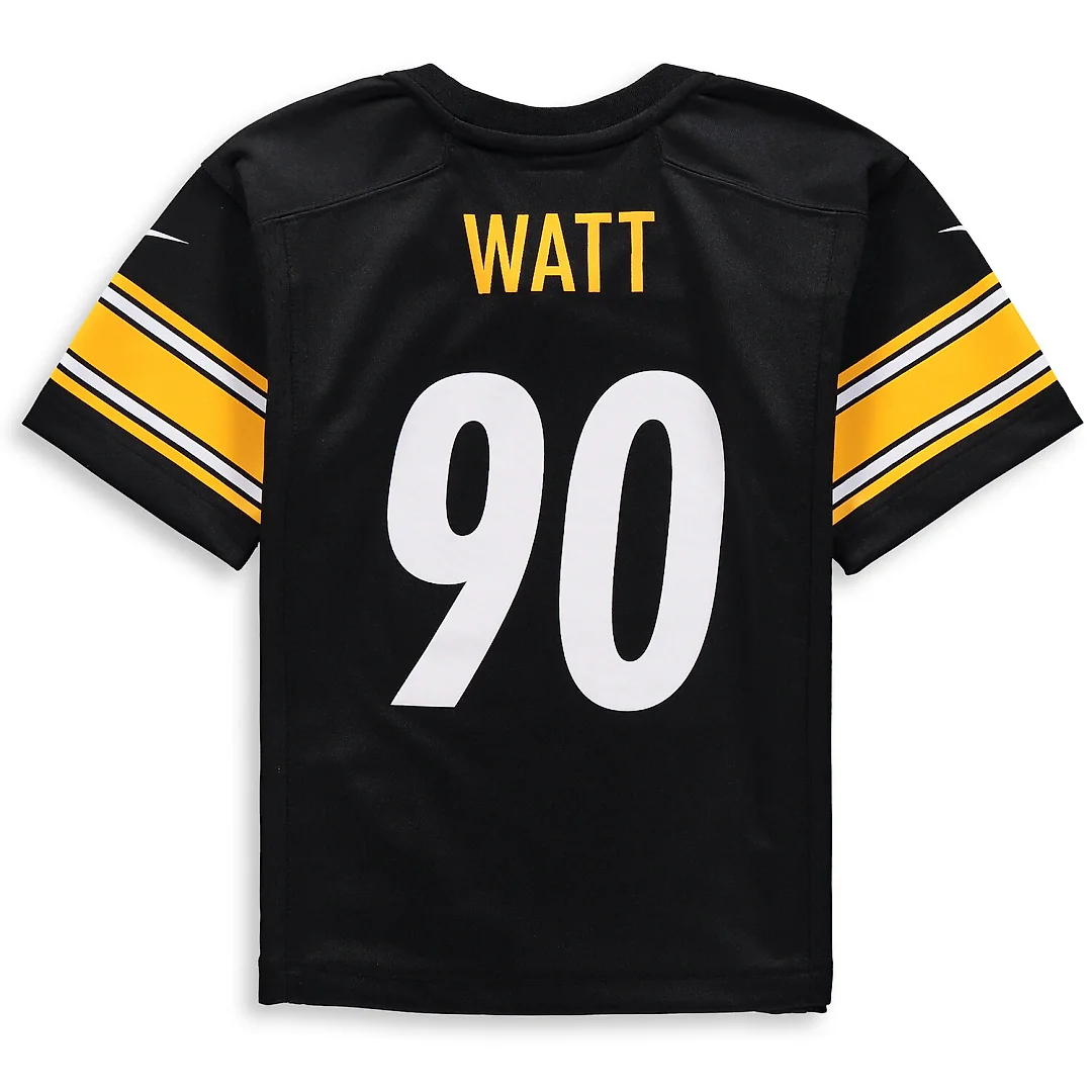 Zennovawear T.J. Watt Pittsburgh Steelers Preschool Game Jersey - Black