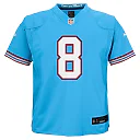 Zennovawear Will Levis Tennessee Titans Preschool Alternate Player Game Jersey - Light Blue