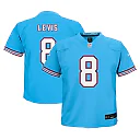 Zennovawear Will Levis Tennessee Titans Preschool Alternate Player Game Jersey - Light Blue