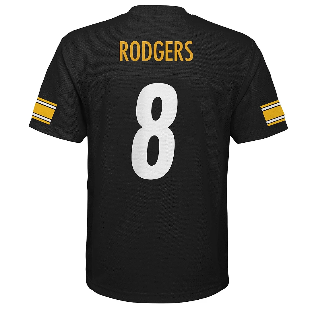Zennovawear Aaron Rodgers Pittsburgh Steelers Preschool Replica Player Jersey - Black