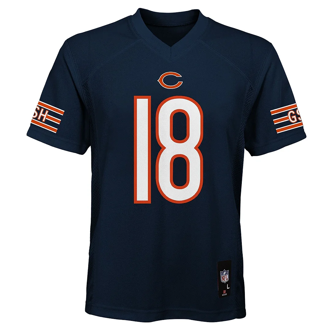 Zennovawear Caleb Williams Chicago Bears Preschool Replica Player Jersey - Navy