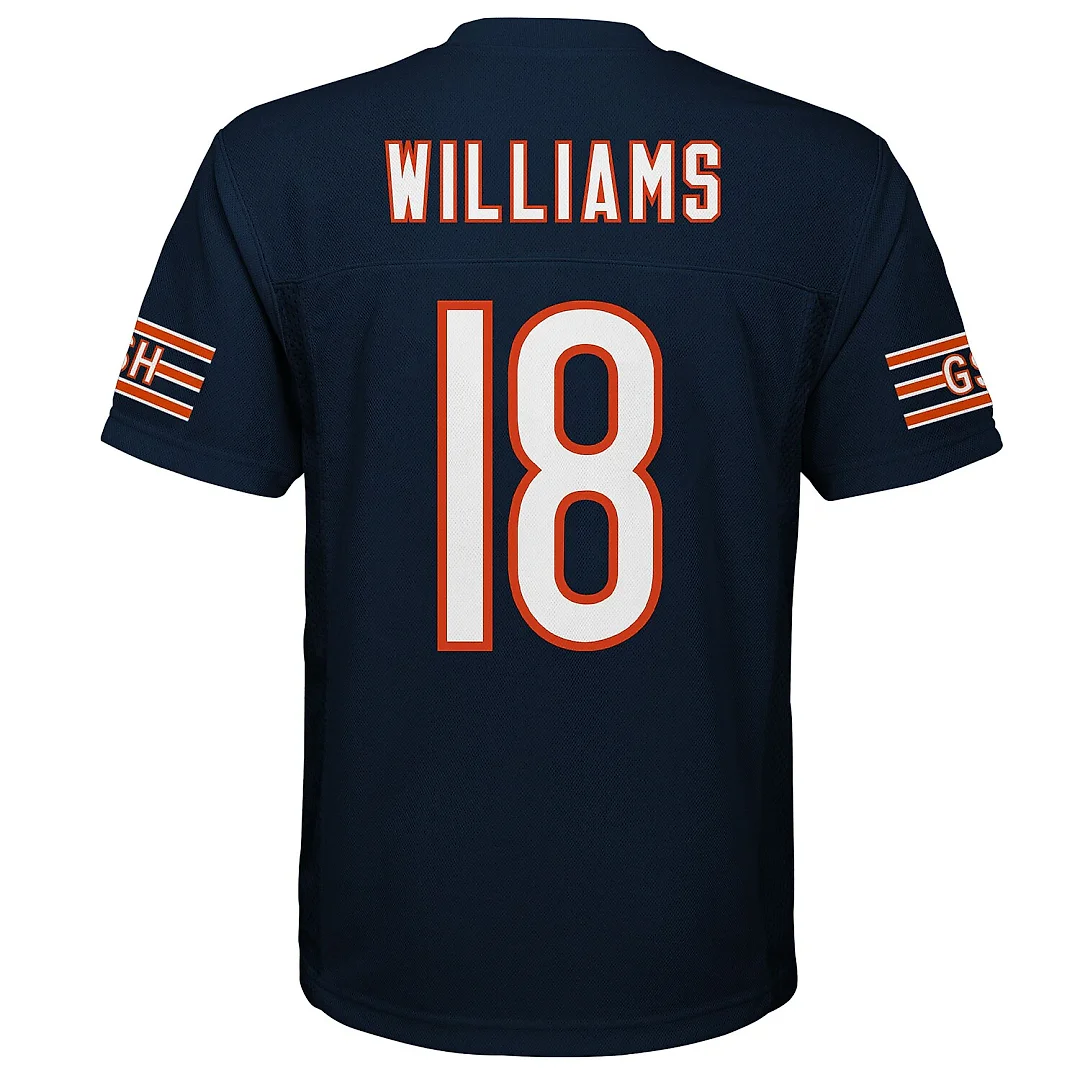 Zennovawear Caleb Williams Chicago Bears Preschool Replica Player Jersey - Navy