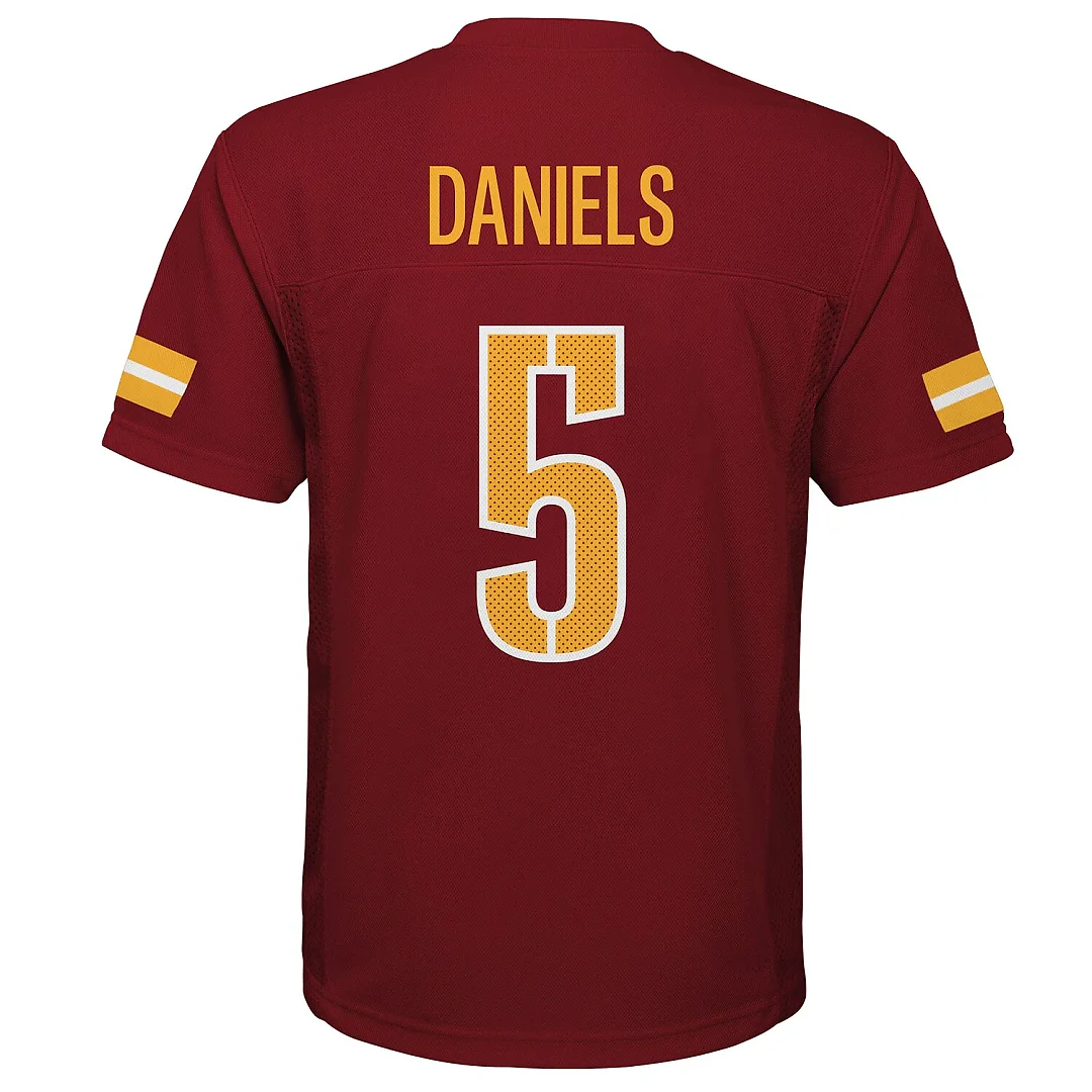Zennovawear Jayden Daniels Washington Commanders Preschool Replica Player Jersey - Burgundy