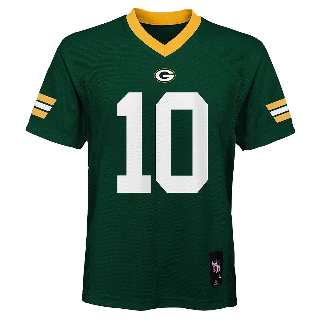 Zennovawear Jordan Love Green Bay Packers Preschool Replica Player Jersey - Green