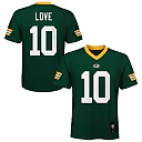 Zennovawear Jordan Love Green Bay Packers Preschool Replica Player Jersey - Green