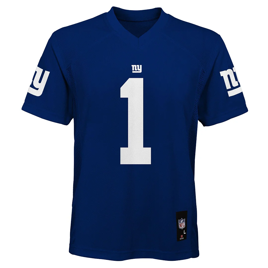 Zennovawear Malik Nabers New York Giants Preschool Replica Player Jersey - Royal