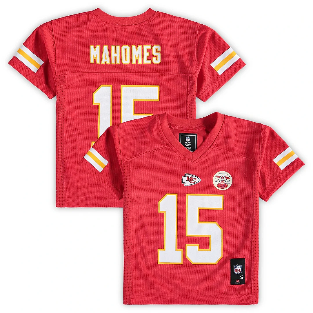 Zennovawear Patrick Mahomes Kansas City Chiefs Preschool Replica Player Jersey - Red