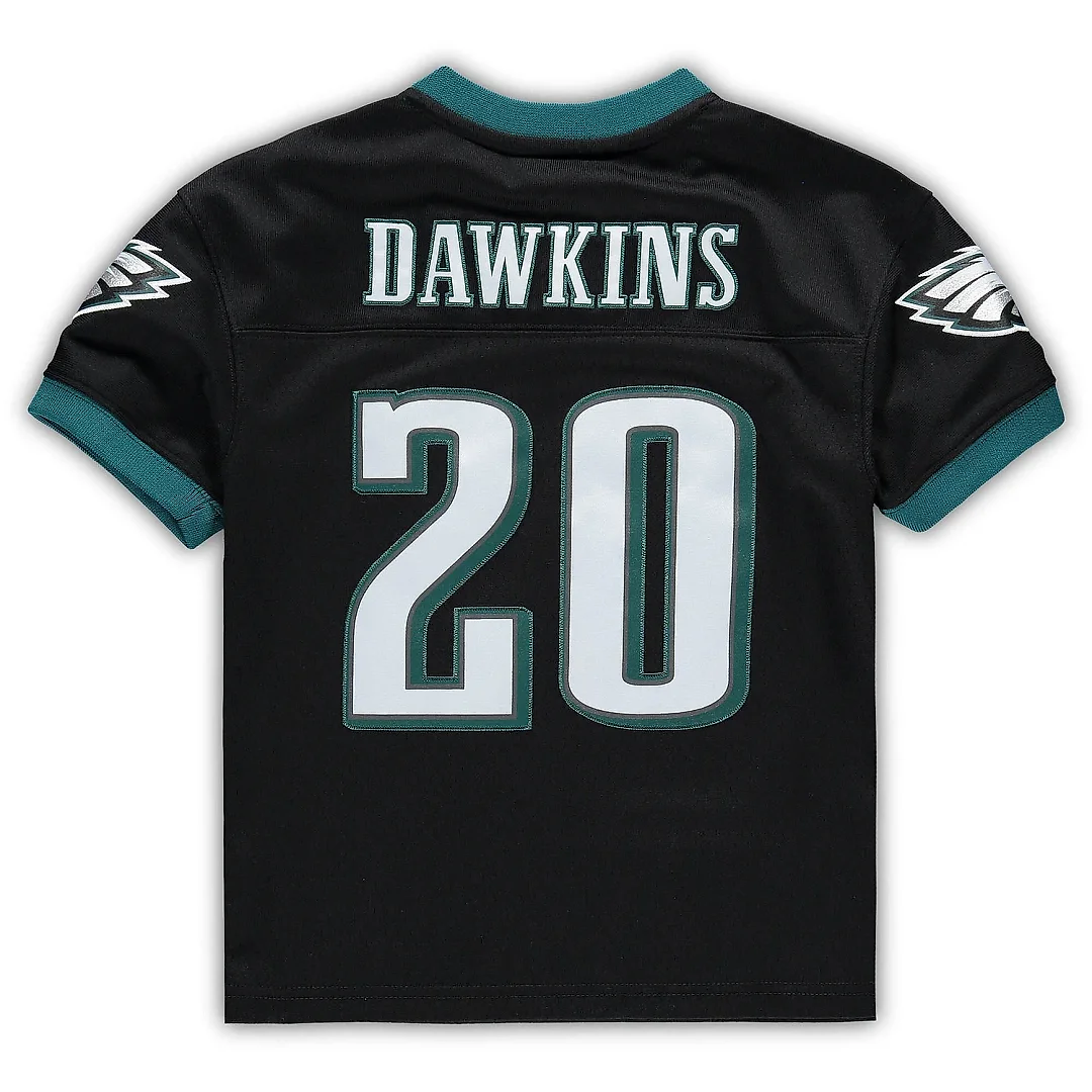 Zennovawear Preschool Philadelphia Eagles Brian Dawkins Mitchell & Ness Black Retired Legacy Jersey